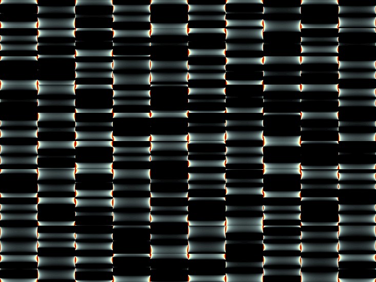 George Legrady, Oscillation 39
2007, Pigment print on Hahnemuhl paper.