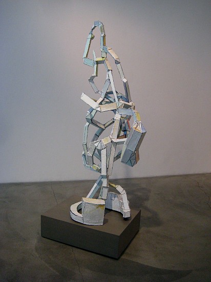 Maura Bendett, Tall Sculpture
2013, Museum board, acrylic, hot glue, cement