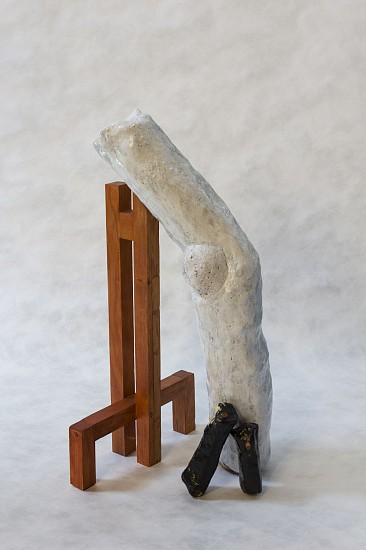 David McDonald, Supported Self #2
2014, Wood, plaster, modeling compound, wood stain, enamel, paint