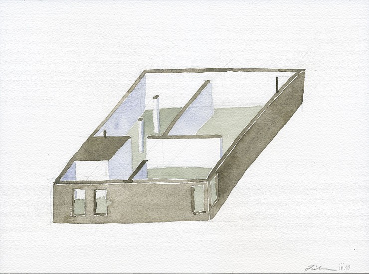 Frederick Fisher, Broad - 2
2010, Watercolor and graphite on paper