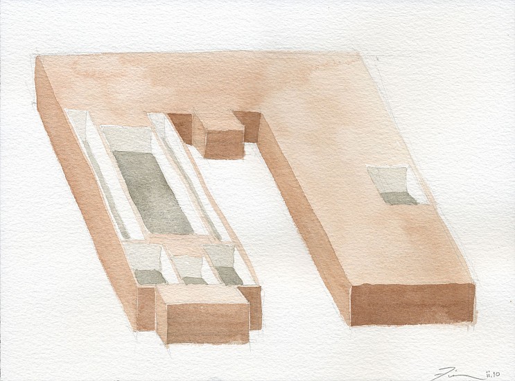 Frederick Fisher, PS1-4
2010, Watercolor and graphite on paper