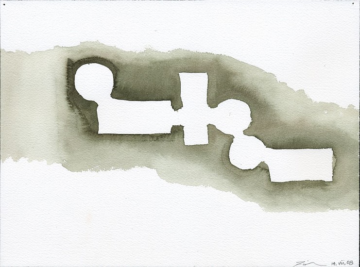 Frederick Fisher, Morandi-1
2008, Watercolor and graphite on paper