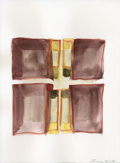 Frederick Fisher, Paladio 1
2010, Watercolor and graphite on paper