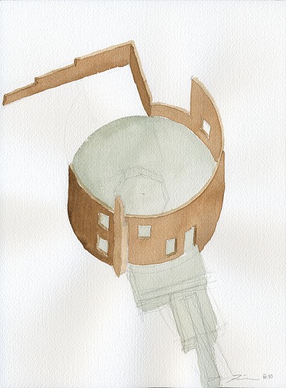 Frederick Fisher, Teranchi 1
2010, Watercolor and graphite on paper