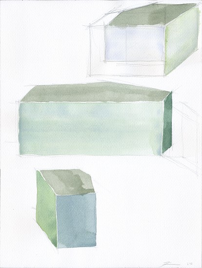 Frederick Fisher, Colby III 4
2010, Watercolor and graphite on paper
