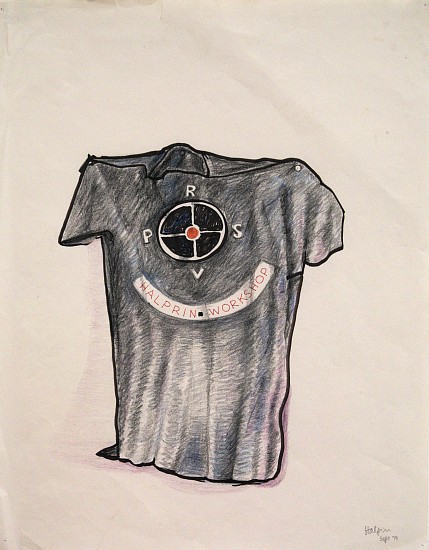 Lawrence Halprin, RSVP Studio Shirt Design
1979, Colored Pencil on Paper
