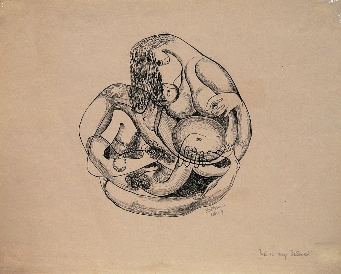 Lawrence Halprin, This is my Beloved
C. 1944/5, Ink on paper