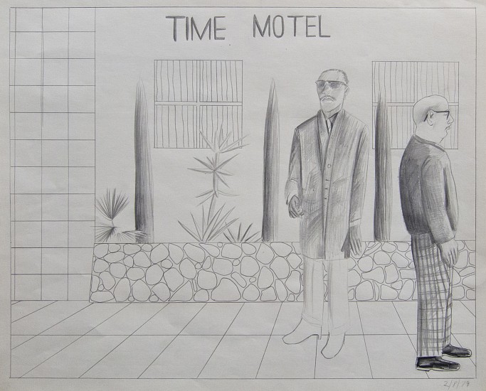 Patrick Angus, Time Motel, 2/8/79
1979, Graphite on paper