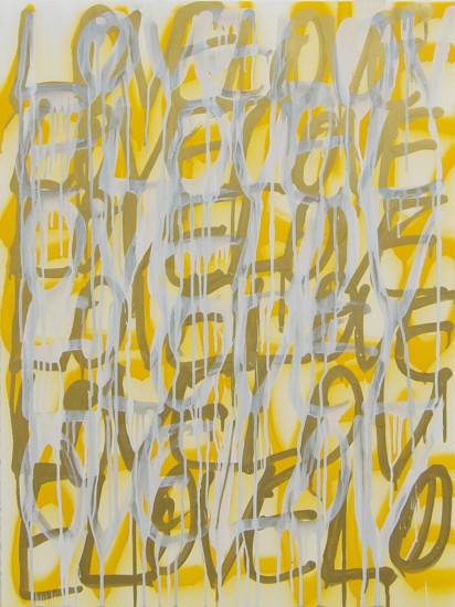 Kendell Carter, Love IX
2015, Acrylic spray paint on paper