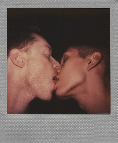 Stuart Sandford, Self-portrait with Leo #1
2014, Polaroid print